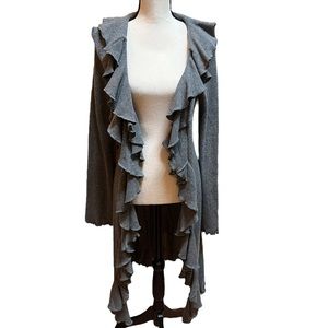 Aqua Cashmere Charcoal Duster